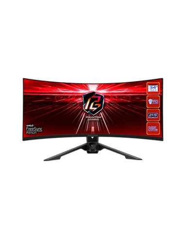 MONITOR LED 34 ASROCK PG34WQ15R3A GAMING CURVO