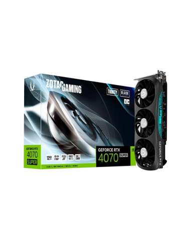 TARJETA GRaFICA ZOTAC RTX 4070 SUPER TRINITY OC BLACK ED 1