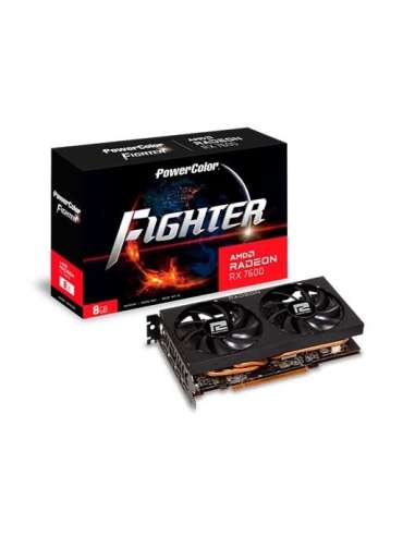 TARJETA GRaFICA POWERCOLOR RX 7600 FIGHTER 8GB GDDR6