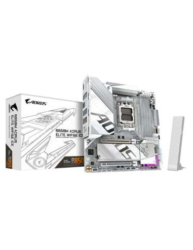 PLACA BASE B850 A ELITE WIFI6E ICE GIGABYTE