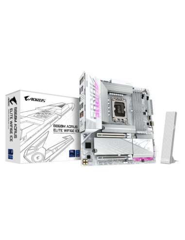 PLACA BASE B860M A ELITE WIFI6E ICE GIGABYTE