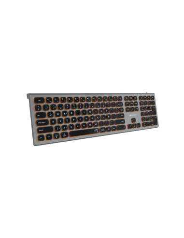 TECLADO WIRELESS MASTER RGB EXTENDIDO GRIS/NEGRO SUBBLIM