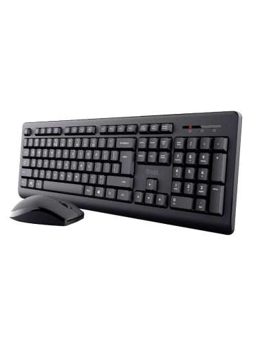 KIT TECLADO + RATON WIRELESS PRIMO NEGRO TRUST