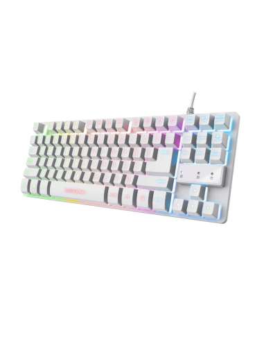 TECLADO GAMING GXT 833W THADO RGB BLANCO TRUST