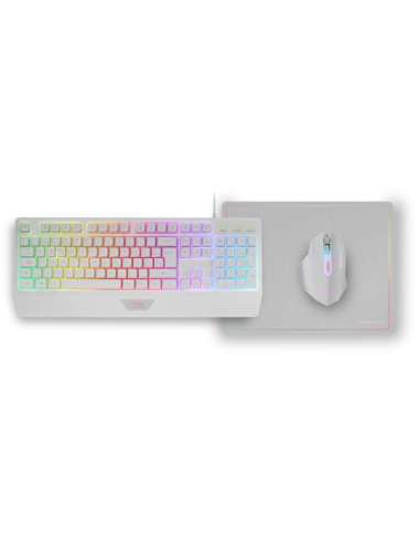 KIT COMBO PACK 3EN1 RGB MCP124 BLANCO MARS GAMING