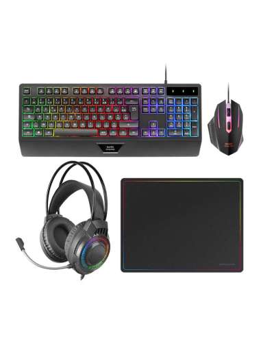 KIT COMBO PACK 4EN1 RGB MCP124 PRO MARS GAMING