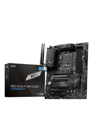 MSI Placa Base PRO B760-P WIFI DDR4 ATX LGA1700