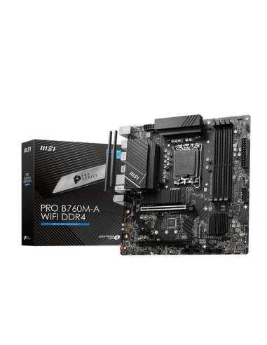 MSI Placa Base PRO B760M-A WIFI DDR4 ATX LGA1700