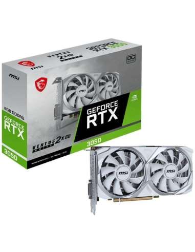 MSI VGA NVIDIA RTX 3050 VENTUS 2X XS WHITE 8G OC