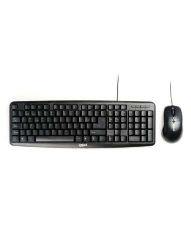 iggual Kit teclado y ratón COM-CK-BASIC negro