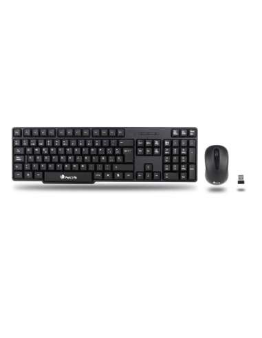 NGS EUPHORIAKIT TECL + RATON WIRELESS 2,4GHZ NEGRO