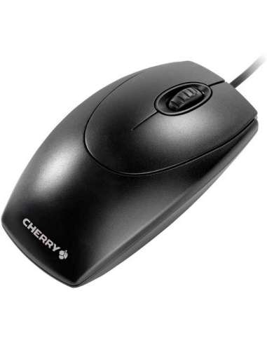Cherry Ratón óptico Negro PS/2-USB