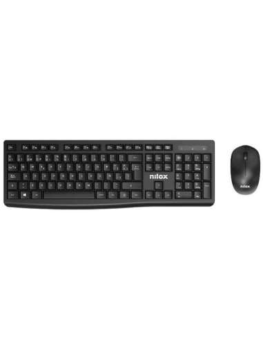 Nilox NXKMWE012 Kit teclado + ratón Wireless