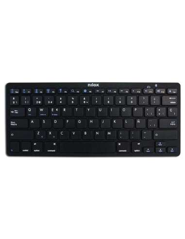 Nilox Teclado NXKB01B Bluetooh, Negro