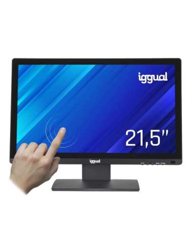 iggual Monitor táctil capacitivo 21,5" 16:9 FHD