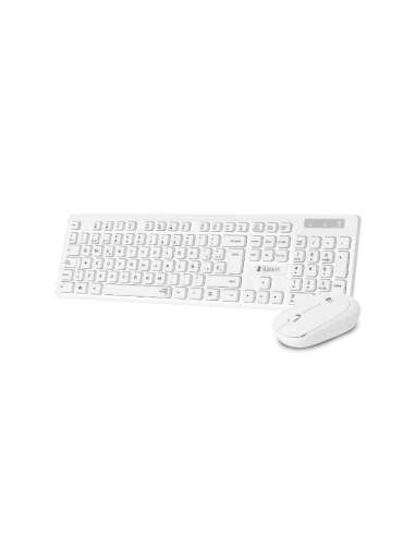 TECLADO + RATON BUSINESS SLIM SILENCIOSO WIRELESS BLANCO SUBBLIM