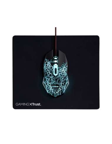 KIT GAMING BASIC RATON + ALFOMBRILLA TRUST