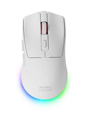 RATON OPTICO MMT3 RGB BLANCO MARS GAMING