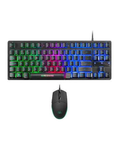 KIT COMBO PACK 3EN1 RGB MCPWTKL NEGRO MARS GAMING