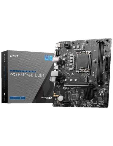 MSI Placa Base PRO H610M-E DDR4 mATX 1700