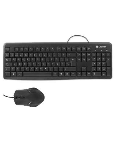 Coolbox Kit Teclado + Raton USB con cable
