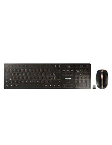 CHERRY Teclado+ratón combo Bluetooth-Inalámbrico