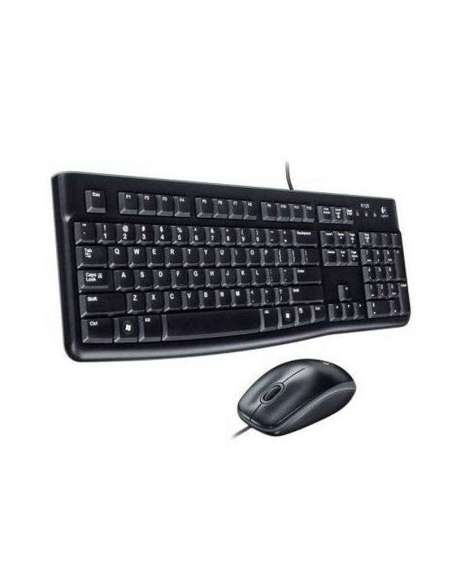 Logitech MK120 Teclado + Ratón óptico 1000dpi USB