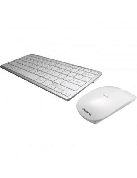 Tacens Levis Teclado+Ratón Inalámbrico Blanco Ultr