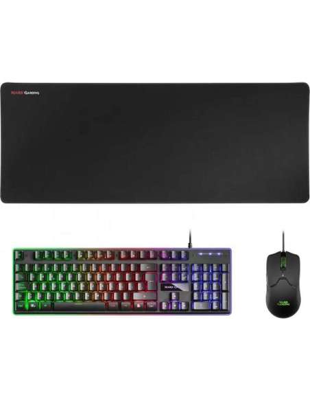 Mars Gaming Combo MCPX GAMING 3IN1 RGB Negro