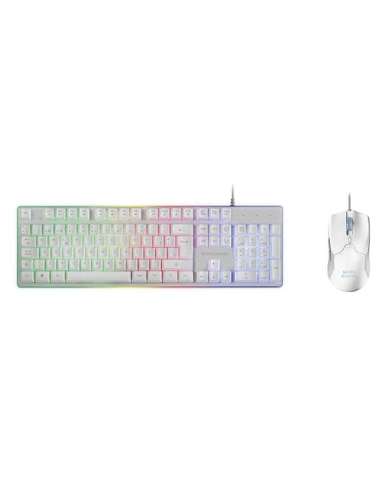 KIT COMBO PACK 3EN1 RGB MCPWTKL BLANCO MARS GAMING