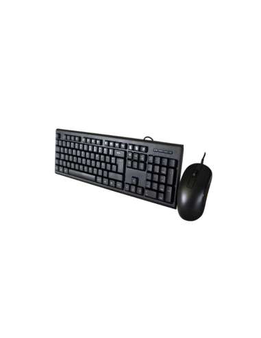 TECLADO + RATON WIRED PC-CASE