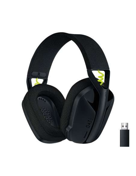 Logitech G435 LIGHTSPEED Auriculares Gaming Inalámbricos Negros