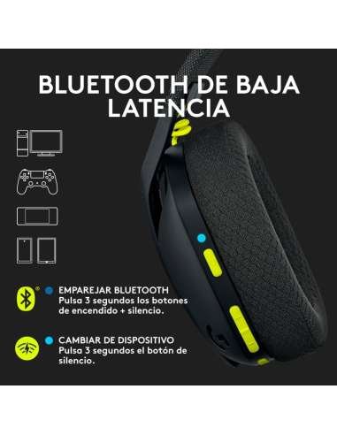 Logitech G435 LIGHTSPEED Auriculares Gaming...