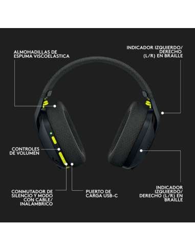 Logitech G435 LIGHTSPEED Auriculares Gaming...