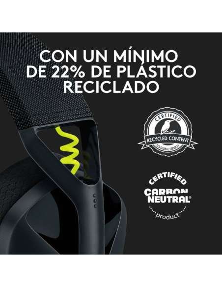 Logitech G435 LIGHTSPEED Auriculares Gaming Inalámbricos Negros