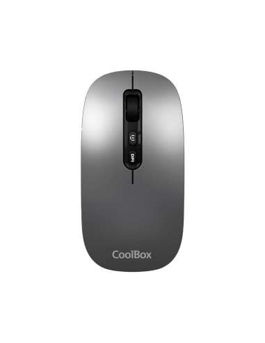 RATON OPTICO WIRELESS W02 IA GRIS COOLBOX