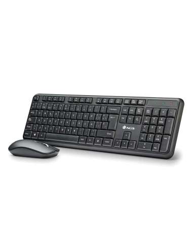 TECLADO + RATON WIRELESS SERENITY KIT NGS