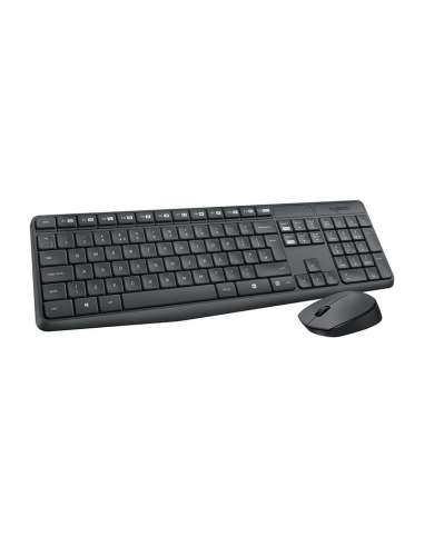 Logitech MK235 Teclado y ratón Inalámbrico Gris
