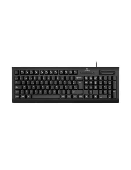 Coolbox Teclado con lector DNI smartcard V4