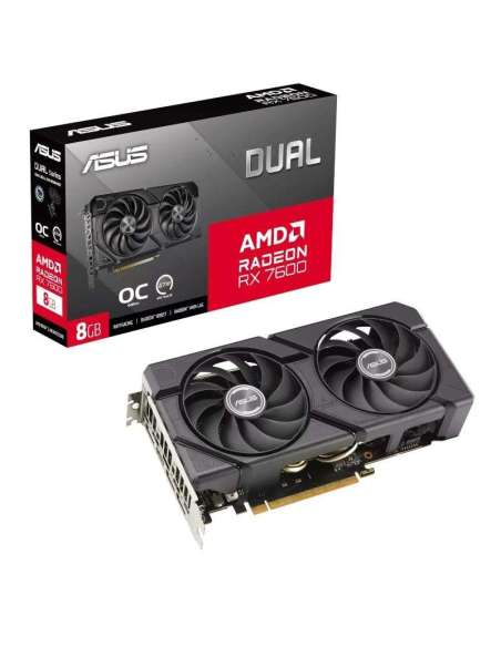 ASUS VGA AMD DUAL RX 7600 O8G EVO 8GB DDR6