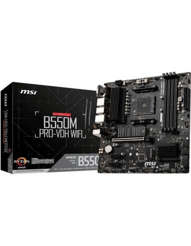 MSI Placa Base B550M PRO-VDH WIFI mATX AM4