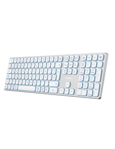 Coolbox Teclado Inal.Retroil. MOONLIGHT B431 Blanc