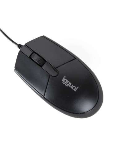 iggual Ratón óptico COM-BASIC3-800DPI negro
