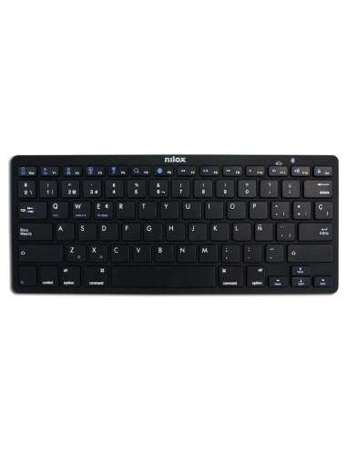 Nilox Teclado NXKB01B Bluetooh, Negro