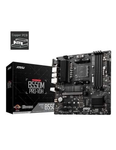 MSI Placa Base B550M PRO-VDH mATX AM4