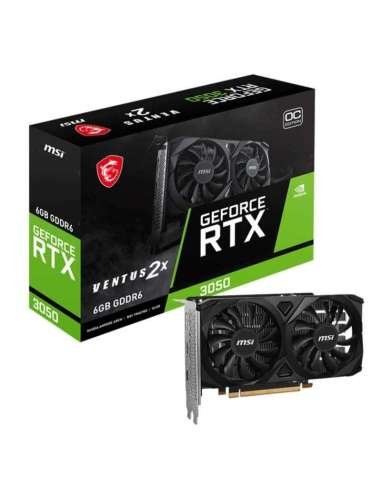 MSI VGA NVIDIA RTX 3050 VENTUS 2X E 6G OC DDR6