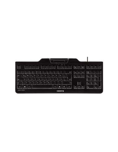 TECLADO KC 1000 SC CON LECTOR DNIe NEGRO CHERRY