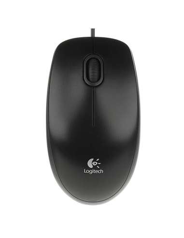 Logitech B100 Ratón Negro OEM