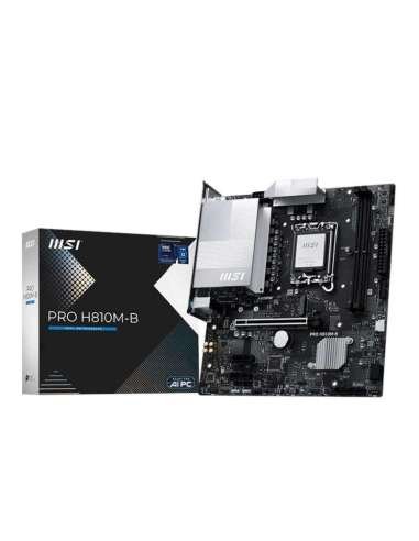 MSI Placa Base PRO H810M-B DDR5 mATX LGA1851
