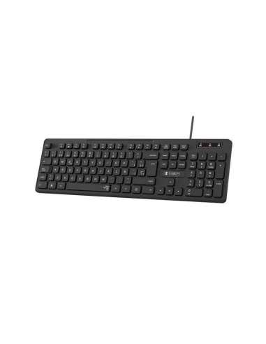 TECLADO BUSINESS SLIM SILENCIOSO WIRED NEGRO...